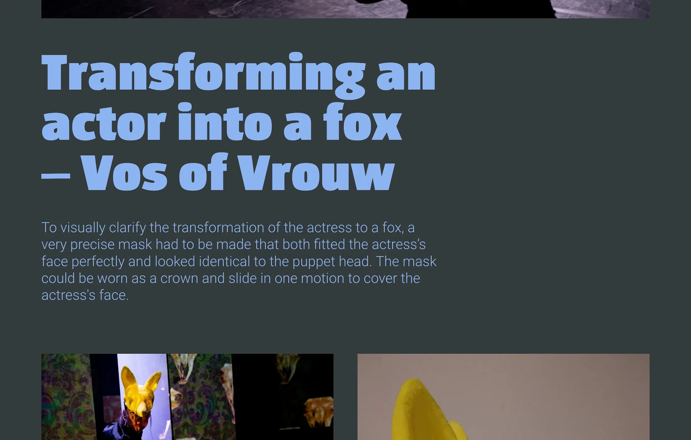 Isabel Alonso Pola – website design – project page