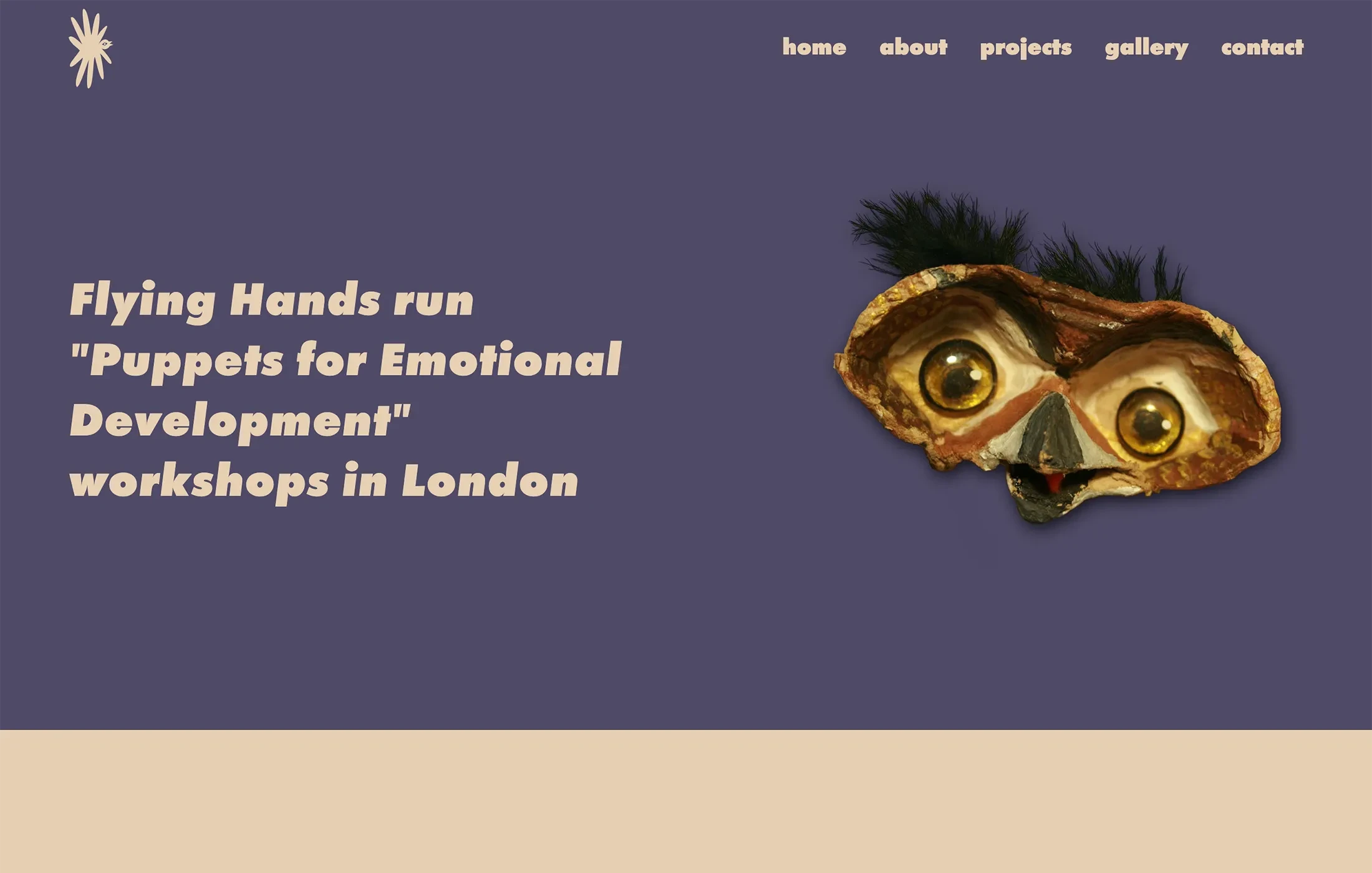 Flying Hands – website and branding