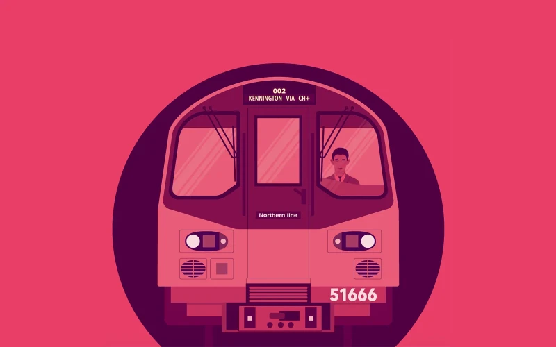 Navigating Artificial Intelligence – Driverless Politics – editorial illustration by Robert Fiszer